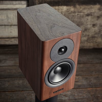 Dynaudio Evoke 10 walnut wood - Lifestyle close-up-1-1-4